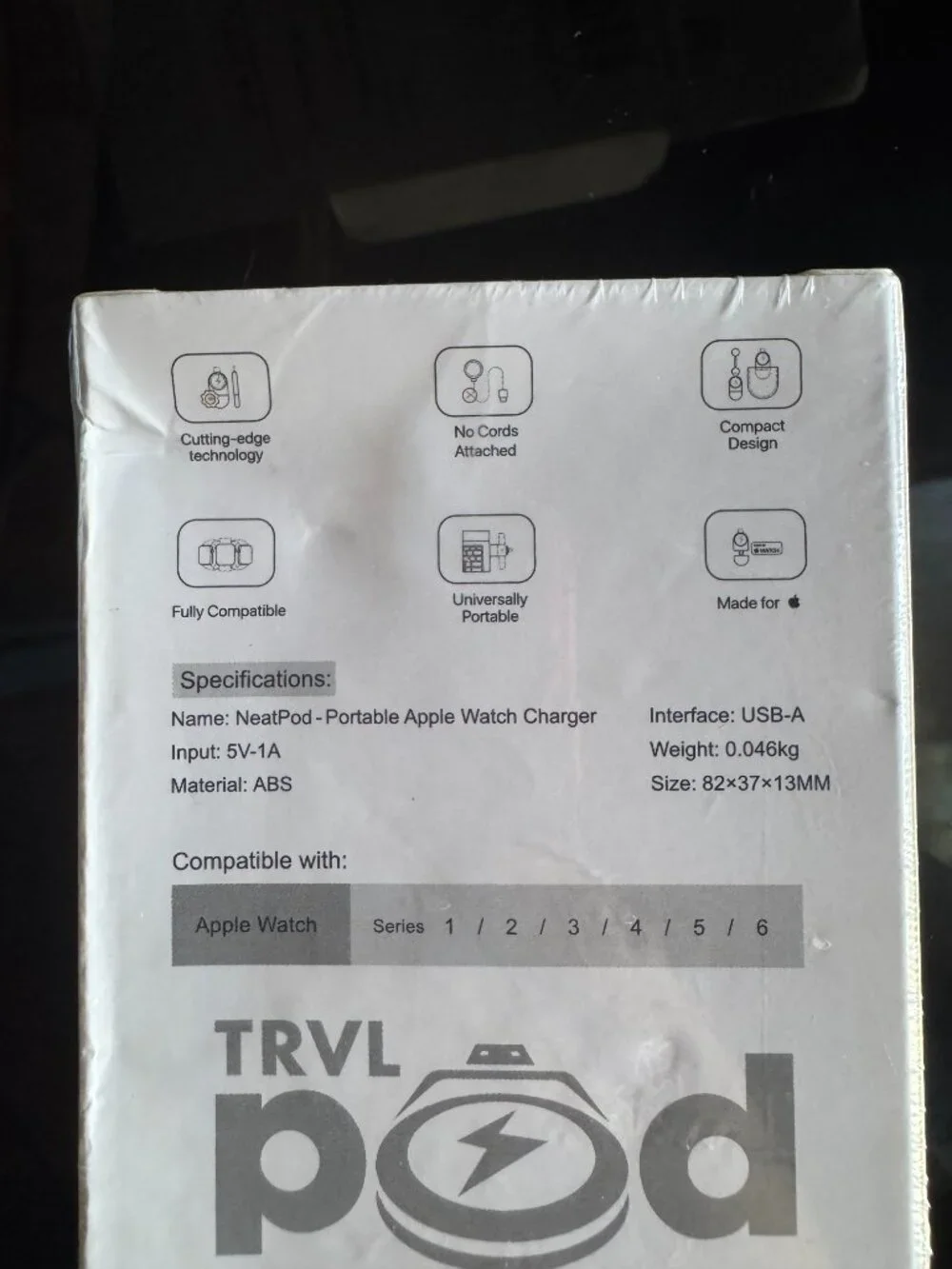 New TRVL POD Apple Watch Charger
